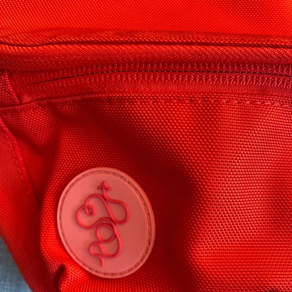 Baboon To The Moon Red Cordura Nylon Fanny Pack Cross Body Adjustable Strap - Picture 3 of 9